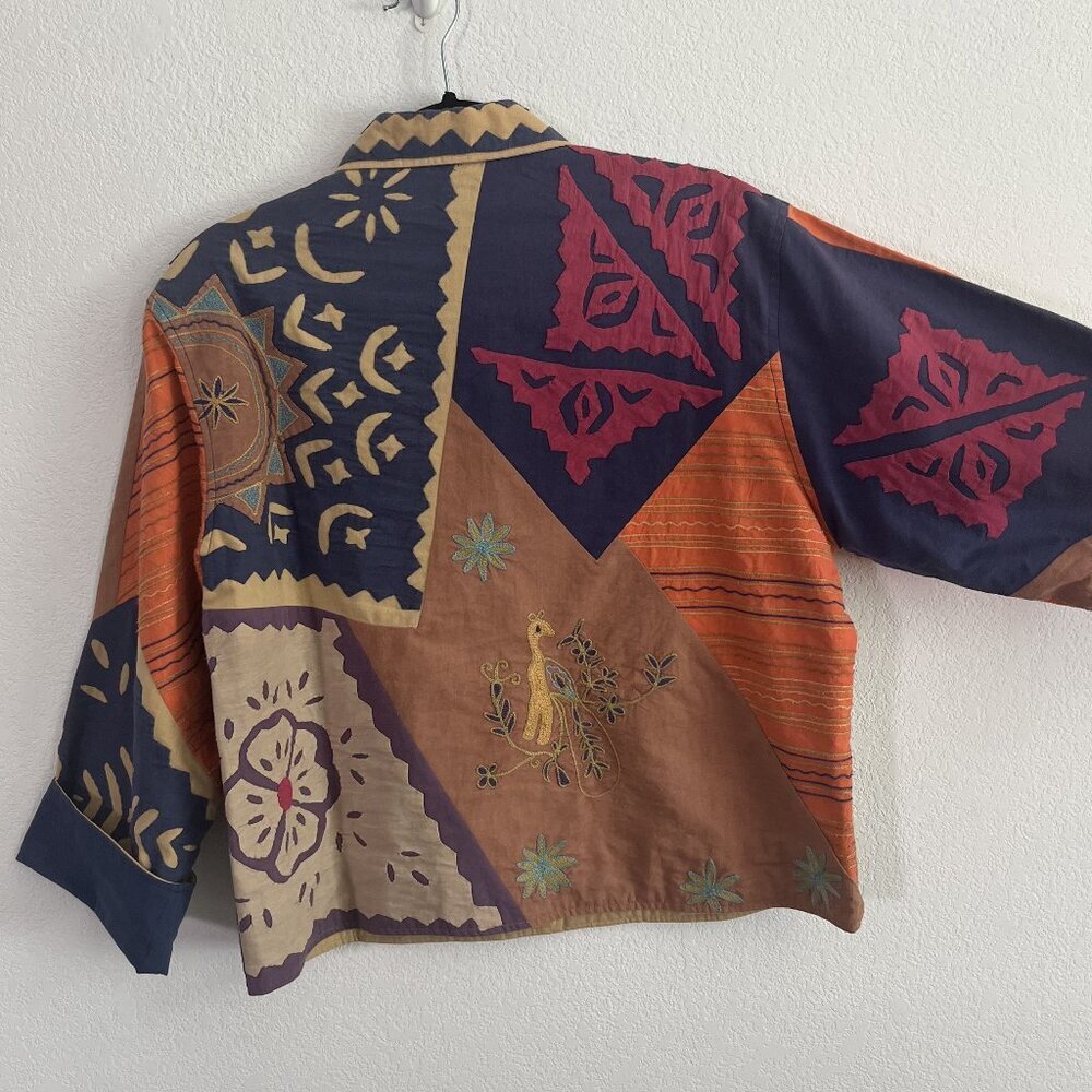 Vintage Silver Stream Patchwork Jacket - image 6